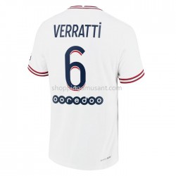 Maillot de Foot Paris Saint-Germain Marco Verratti 6 4ème 2021-2022 Manche Courte