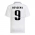 Maillot de Foot Real Madrid Benzema 9 Domicile 2022-2023 Manche Courte