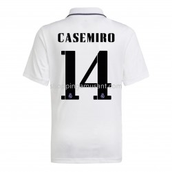 Maillot de Foot Real Madrid Casemiro 14 Domicile 2022-2023 Manche Courte