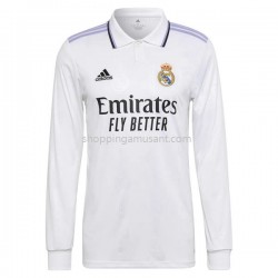 Maillot de Foot Real Madrid Domicile 2022-2023 Manche Longue