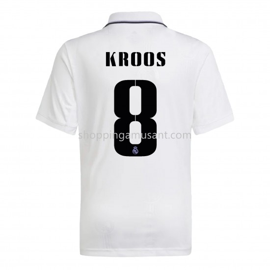 Maillot de Foot Real Madrid Kroos 8 Domicile 2022-2023 Manche Courte