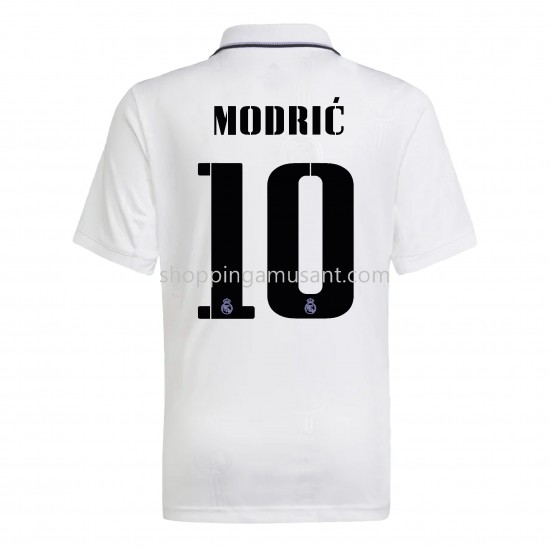 Maillot de Foot Real Madrid Modric 10 Domicile 2022-2023 Manche Courte