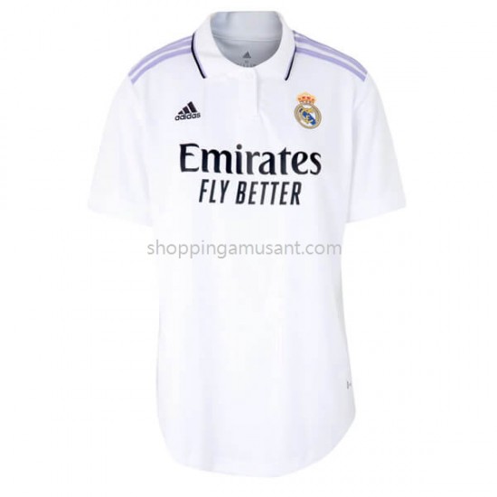 Maillot de Foot Real Madrid Féminine Domicile 2022-2023 Manche Courte