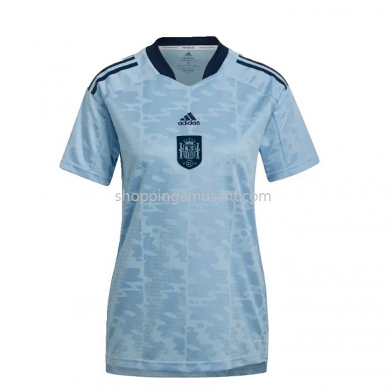 Maillot de Foot Espagne Féminine Extérieur 2022 Manche Courte