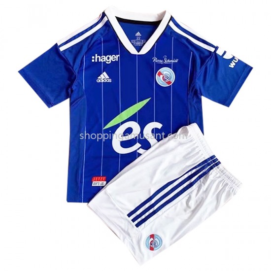 Maillot de Foot Strasbourg Enfant Domicile 2022-2023 Manche Courte