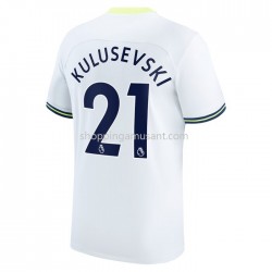 Maillot de Foot Tottenham Hotspur Dejan Kulusevski 21 Domicile 2022-2023 Manche Courte
