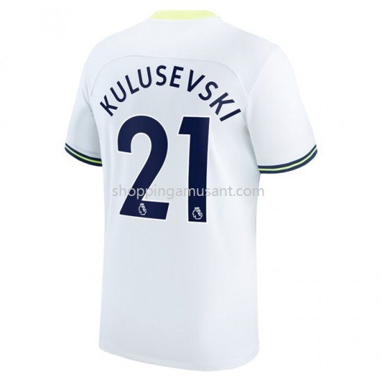 Maillot de Foot Tottenham Hotspur Dejan Kulusevski 21 Domicile 2022-2023 Manche Courte