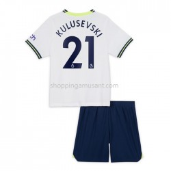 Maillot de Foot Tottenham Hotspur Dejan Kulusevski 21 Enfant Domicile 2022-2023 Manche Courte