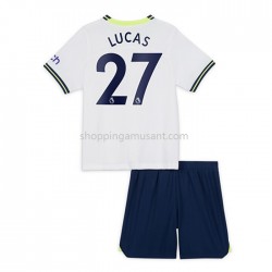 Maillot de Foot Tottenham Hotspur Lucas Moura 27 Enfant Domicile 2022-2023 Manche Courte