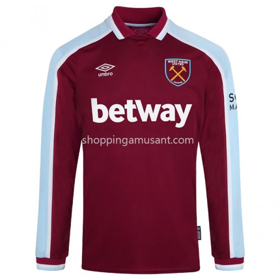 Maillot de Foot West Ham United Domicile 2021-2022 Manche Longue