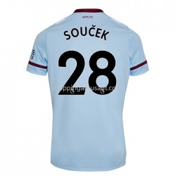 Maillot de Foot West Ham United Tomas Extérieur 2021-2022 Manche Courte