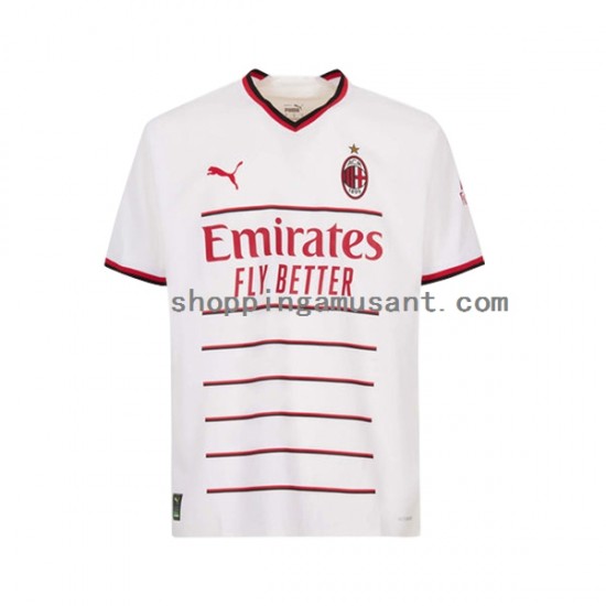 Maillot de Foot AC Milan Homme Extérieur 2022-2023 Manche Courte