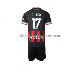 Maillot de Foot AC Milan Rafael Leao 17 Enfant Domicile 2022-2023 Manche Courte