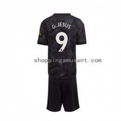 Maillot de Foot Arsenal Gabriel Jesus 9 Enfant Extérieur 2022-2023 Manche Courte