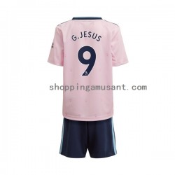 Maillot de Foot Arsenal Gabriel Jesus 9 Enfant Neutre 2022-2023 Manche Courte