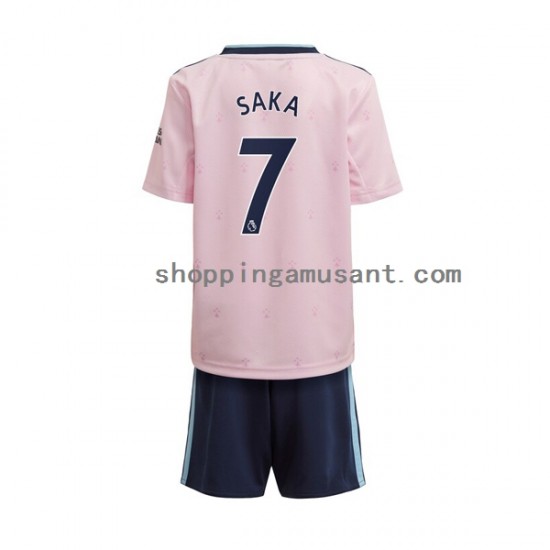 Maillot de Foot Arsenal Saka 7 Enfant Neutre 2022-2023 Manche Courte