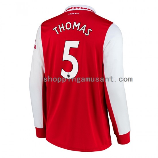 Maillot de Foot Arsenal Thomas Partey 5 Homme Domicile 2022-2023 Manche Longue