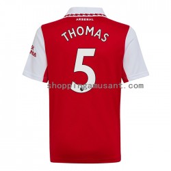 Maillot de Foot Arsenal Thomas Partey 5 Homme Domicile 2022-2023 Manche Courte