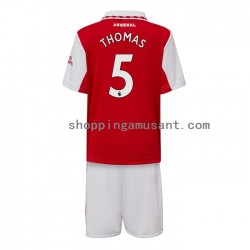 Maillot de Foot Arsenal Thomas Partey 5 Enfant Domicile 2022-2023 Manche Courte