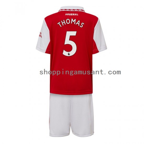 Maillot de Foot Arsenal Thomas Partey 5 Enfant Domicile 2022-2023 Manche Courte