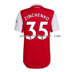 Maillot de Foot Arsenal Zinchenko 35 Homme Domicile 2022-2023 Manche Courte