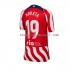Maillot de Foot Atlético Madrid Alvaro Morata 19 Homme Domicile 2022-2023 Manche Courte