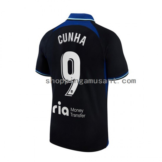 Maillot de Foot Atlético Madrid Matheus Cunha 9 Homme Extérieur 2022-2023 Manche Courte