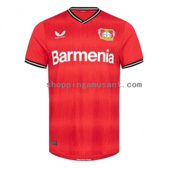 Maillot de Foot Bayer 04 Leverkusen Homme Domicile 2022-2023 Manche Courte