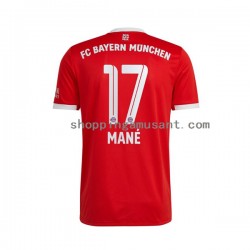 Maillot de Foot Bayern Munich Sadio Mane 17 Homme Domicile 2022-2023 Manche Courte