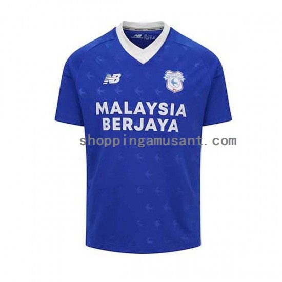 Maillot de Foot Cardiff City Homme Domicile 2022-2023 Manche Courte