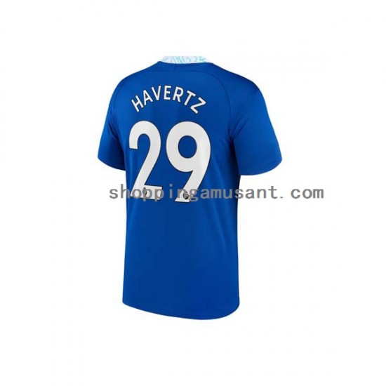 Maillot de Foot Chelsea Kai Havertz 29 Homme Domicile 2022-2023 Manche Courte