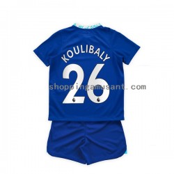 Maillot de Foot Chelsea Kalidou Koulibaly 26 Enfant Domicile 2022-2023 Manche Courte