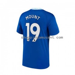 Maillot de Foot Chelsea Mason Mount 19 Homme Domicile 2022-2023 Manche Courte