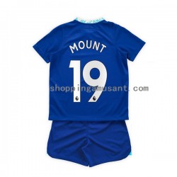Maillot de Foot Chelsea Mason Mount 19 Enfant Domicile 2022-2023 Manche Courte