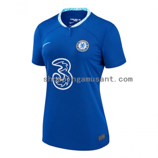 Maillot de Foot Chelsea Féminine Domicile 2022-2023 Manche Courte