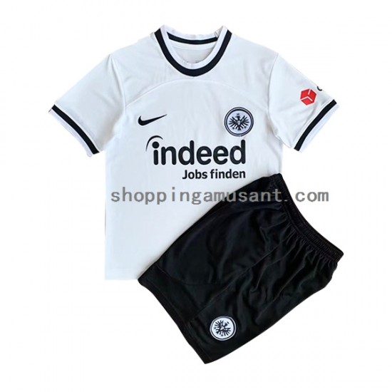 Maillot de Foot Eintracht Frankfurt Enfant Domicile 2022-2023 Manche Courte