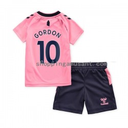 Maillot de Foot Everton FC Gordon 10 Enfant Extérieur 2022-2023 Manche Courte