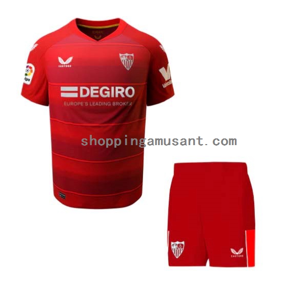 Maillot de Foot Séville FC Enfant Extérieur 2022-2023 Manche Courte