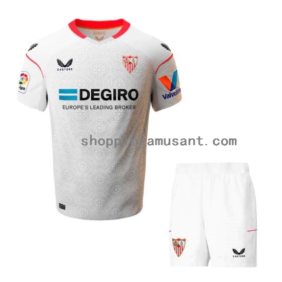 Maillot de Foot Séville FC Enfant Domicile 2022-2023 Manche Courte