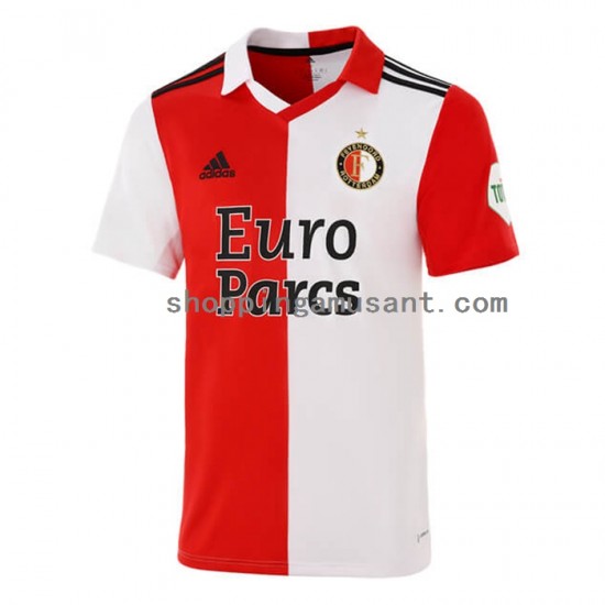 Maillot de Foot Feyenoord Rotterdam Homme Domicile 2022-2023 Manche Courte