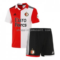 Maillot de Foot Feyenoord Rotterdam Enfant Domicile 2022-2023 Manche Courte