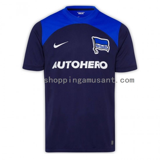 Maillot de Foot Hertha BSC Homme Extérieur 2022-2023 Manche Courte