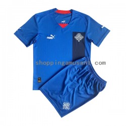 Maillot de Foot Islande Enfant Domicile 2022 Manche Courte