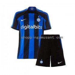 Maillot de Foot Inter Milan Enfant Domicile 2022-2023 Manche Courte