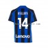 Maillot de Foot Inter Milan Kristjan Asllani 14 Homme Domicile 2022-2023 Manche Courte