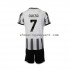 Maillot de Foot Juventus Chiesa 7 Enfant Domicile 2022-2023 Manche Courte
