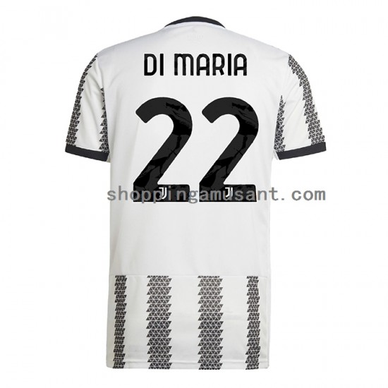 Maillot de Foot Juventus Di Maria 22 Homme Domicile 2022-2023 Manche Courte