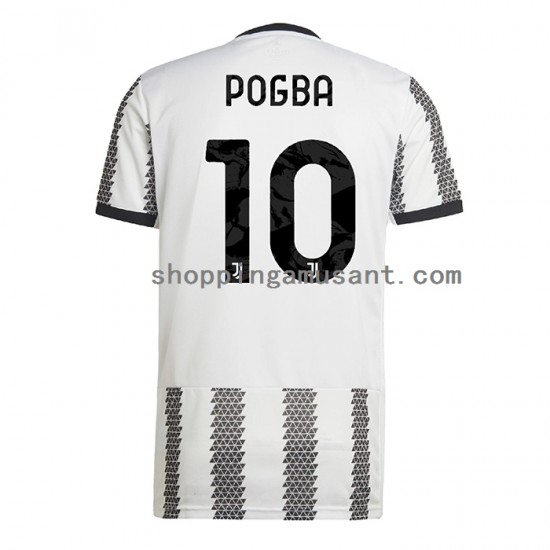 Maillot de Foot Juventus Pogba 10 Homme Domicile 2022-2023 Manche Courte
