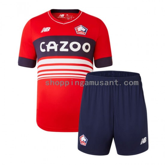 Maillot de Foot OSC Lille Enfant Domicile 2022-2023 Manche Courte
