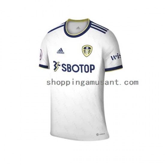 Maillot de Foot Leeds United Homme Domicile 2022-2023 Manche Courte